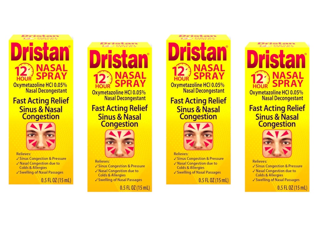 Dristan 12- Hour Nasal Spray 0.50 oz (balení po 4)