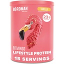 BIRDMAN Fitmingo Vegan Protein Powder with Inositol, Collagen Boosters, Hyaluronic Acid and Vitamins Agricultural 124; Low Carb, Dairy Free, Low Calorie Agricultural 124; 23g Plant Based Blueberry Protein Powder with Myo- Inositol