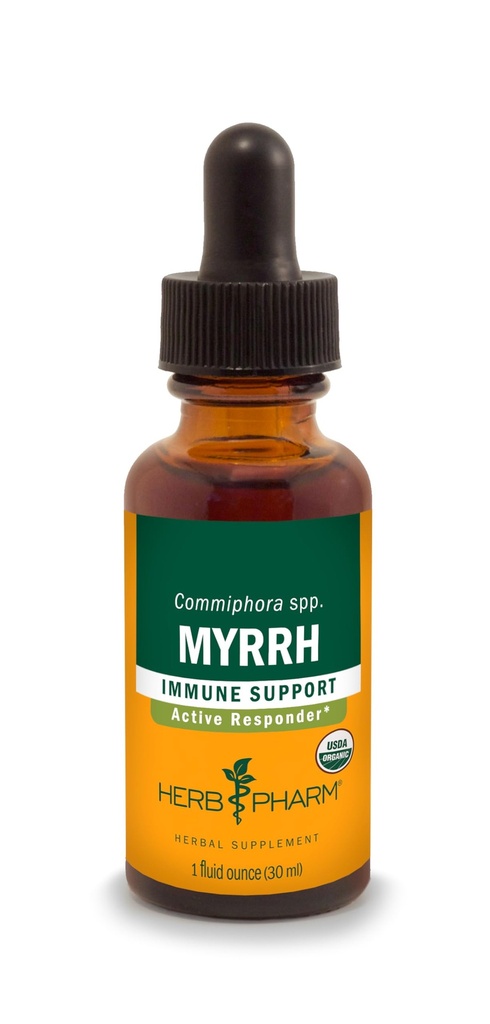 Herb Pharm Myrrh Liquid Extract pro podporu imunitního systému - 1 Ounce (DMYRR01)