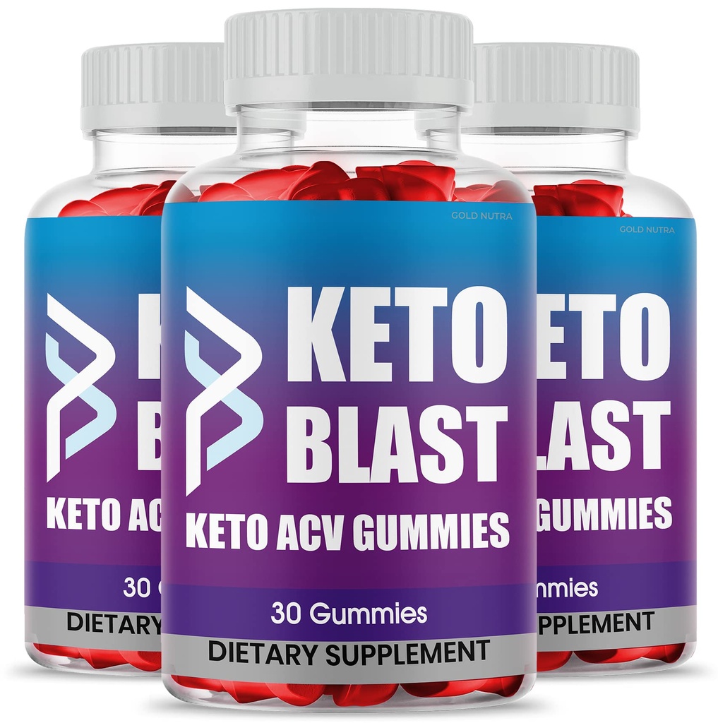(3 Pack) Keto Blast Gummies, Maximální síla, Original Keto Blast Gummy, Advanced Formule, 3 Měsíční dodávka