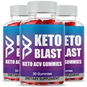 (3 Pack) Keto Blast Gummies, Maximální síla, Original Keto Blast Gummy, Advanced Formule, 3 Měsíční dodávka