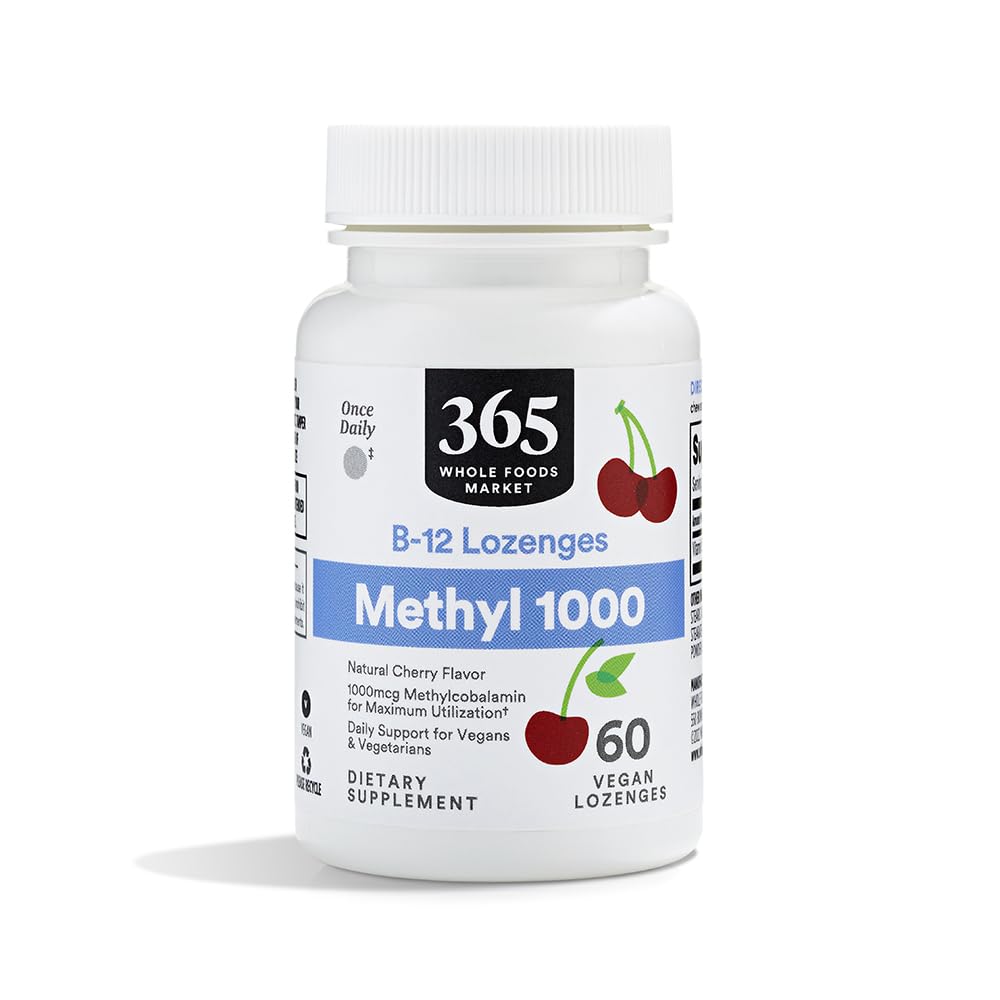 All Foods Market, Methyl B-12 1000 MCG Cherry Lozenge, 60 CT
