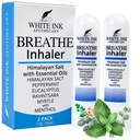 White Ink Dýchání 124; Přírodní esenciální olej Inhaler Eucalyptus Peppermint 124; Kongesce 124; Alergie 124; Zaostření 124; Aromaterapie Sinus Relief (2)