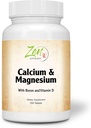Zen doplňky - Hi potency vápník & hořčík s D3 & Boron pro zlepšení absorpce, podporuje zdraví kostí a hustota kostí 250-Tabs