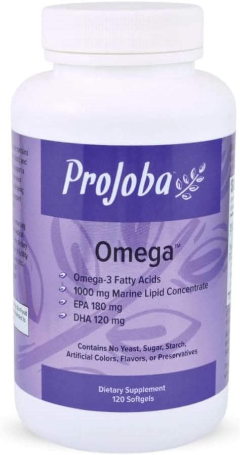 Youngevity Projoba Omega ™ - 1000 mg Omega33 - High- Potency - 180 EPA & 120 DHA na podporu zdraví mozku a srdce - 120 Softgels (balení po 1)