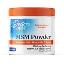 Lékaři Nejlepší MSM Powder, Podporuje vlasy, kůže, hřebíky, & klouby, Non- GMO, gluten Free, Soy Free, Vegan Net Wt. 8.8 oz (250 Grams)