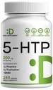 Doplněk k dohodě 5-HTP 200mg Per Serving, 240 Kapsle, 98% African Derived Griffonia Seed Extract 124; 4 in 1 Formule 124; Plus Active L Theanine, L Triptofan, & GABA 124; Relaxation Supplement