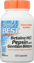 Doctor 's Best, Betaine HCL Pepsin & Gentian Bitters