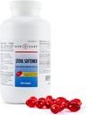 GeriCare Stool Softener Docusate Sodná sůl 100 mg, Laxative 1000 Počet (Balení po 2)