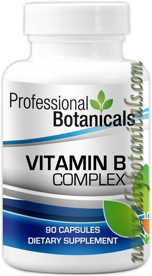 Profesionální botaniky vitamin B komplex - 90 Vegetariánské kapsle