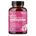 NATURE TARGET Vaginální Womens Probiotika, 100 miliard CFU Probiotika & Prebiotika s trávicí enzymy, Cranberry & D- Mannose - Podporuje pH bilance, zápach a močení Tract Health - 90 Kapsle