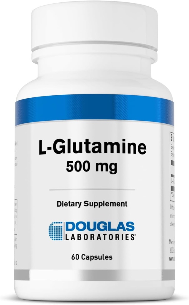 Douglas Laboratories L- Glutamin PHAR124; Podporuje strukturu a funkci Gastrointestinální (GI) Trakt a imunitní systém PHAR124; 60 Kapsle