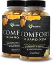 KaraMD Comfort Guard X24 CLANE124; Joint & Movement Support Supplement CLANE124; Turmeric Curcumin, Boswellia & Ginger CLANE124; Ease Muscle Discomfort & Joint Stiffness CLANE124; Non-GMO, Gluten Free & Vegan Friendly (2 Pack)