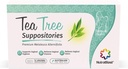 NutraBlast Tea Tree Suppositors (12 Count) CLAS124; Všechny přírodní inhalační deodorant pro ženy CLAS124; Obnovit feminin Balance CLAS124; Vyrobeno v USA