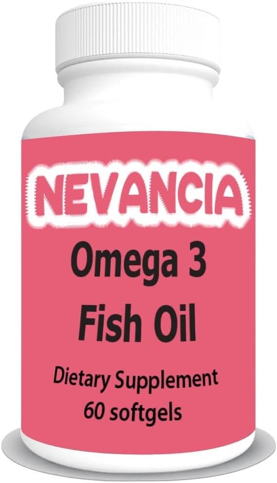 Omega33 Fish Oil High in DHA & EPA, 1200 mg Omega33, Ultra potent, Promotes Heart & Brain Health, Natural Lemon Flavour, 60 Softgels