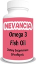 Omega33 Fish Oil High in DHA & EPA, 1200 mg Omega33, Ultra potent, Promotes Heart & Brain Health, Natural Lemon Flavour, 60 Softgels