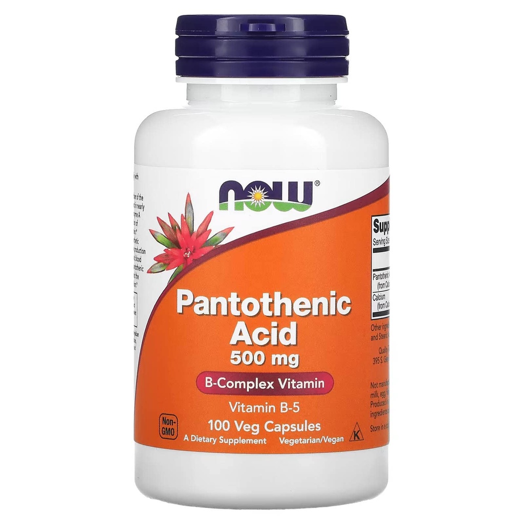 Potraviny Kyselina pantotenová 500 mg, 100 tobolek (balení po 1 ks)