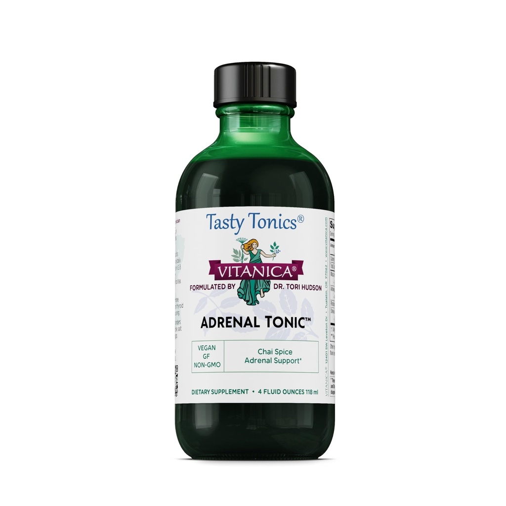 Vitanica - Adrenal Tonic, Adrenal Support, Vegetarian, 4 Ounce (Balení května Vary)