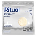 Ritual Vegan Protein Powder with BCAA: 20g Organic Pea Planted- Based Protein from Regenerative Farms in USA, Complete Amino Acid Profile, Gluten Free, Sugar Free, Dairy Free, Vanilla, 1 Lbs