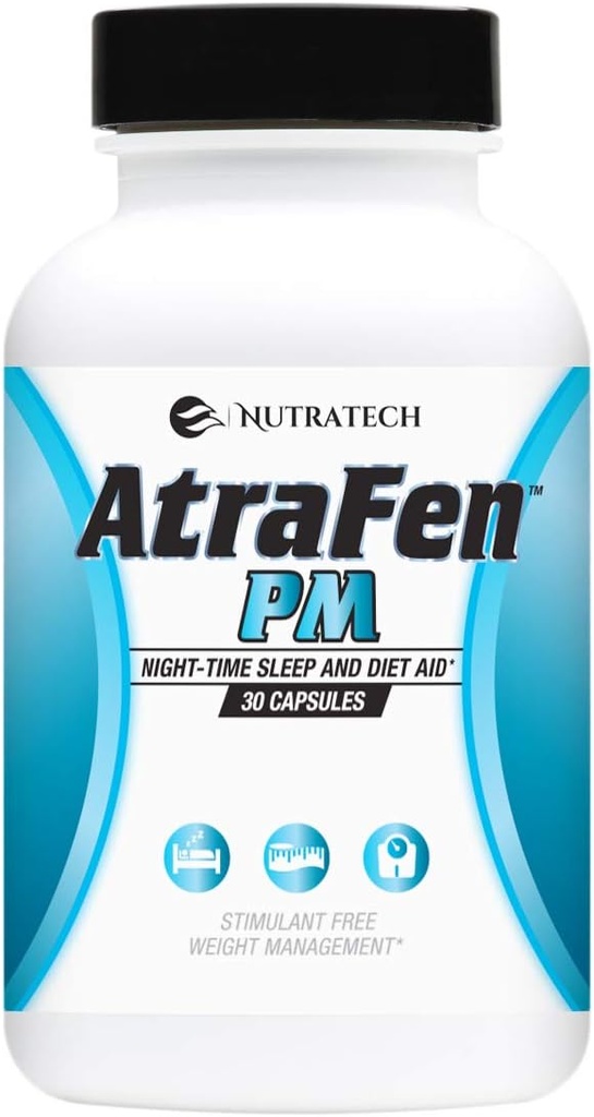 Atrafen PM - Nighttime Diet Pill, Appetite Conpressant, a Sleep Aid. Zvýšit metabolismus, spalovat tuk, a Curb pozdní noční chutě.