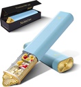 Premium Týdenní Pořadatel pilulek, 7- denní Kompaktní Pouzdro pro kabelku, Lehký Zlatý Hliníkový Pilový box pro vitamíny, Medicína, Doplňky, Luxusní Wellness dárek