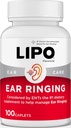 Lipo- Flavonoid Plus Tinnitus Relief - Doctor- Doporučeno pro vyzvánění uší - Klinicky - Proven Lemon Bioflavonoid Complex s Vitamíny C, B1, B2, B6, B12, & vápník - 100 Caplet