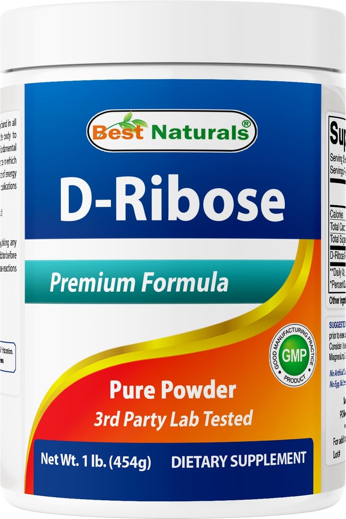 Nejlepší Naturals D- Ribose Powder 1 libra