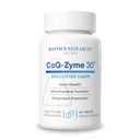 Biotika Výzkum CoQZyme 30 Miligram emulgovaného koenzymu Q10 CoQ10, Dodává Superoxid dimutázy a katalázy, Dva důležité antioxidanty 60 Tabs