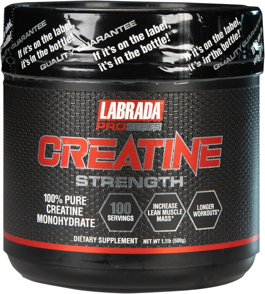 Labrada Pro Series Creatine Strength, 100 Služeb, 500 Grams