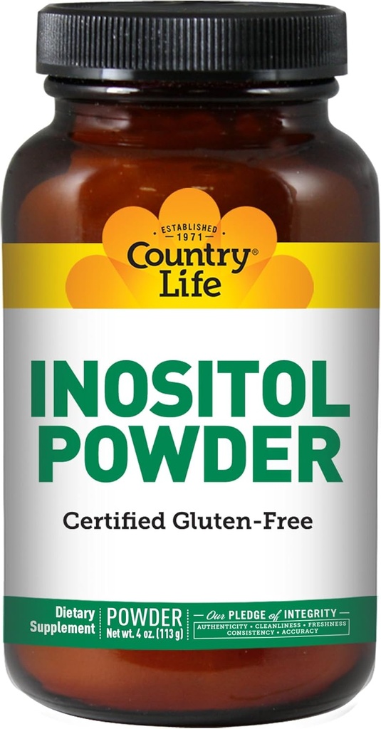 Country Life Inositol Powder, 4- Ounce