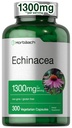 Horbäach Echinacea Extract Capsules 1300mg CLAS124; 300 Count CLAS124; Vegan, Non- GMO, gluten zdarma dodatek