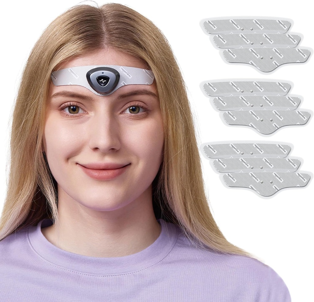 HeadaTerm-2 Migréna Relief Device e- TNS Technology Rechargerous Head Cap Léčba migrény a bolesti hlavy, Drog- Free, Klinicky osvědčené, Fast- acting, Žádné vedlejší účinky (1 * HeadaTerm 2 + 9 * Elektrody)
