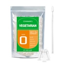 wananfu Velikost 0 Prázdné kapsle Vegetariánské (500 Počet) Bundle s Micro Lab Spoon, jasné vyplnitelné Veggie Pill Kapsle Velikost 0 pro výrobu vlastní doplňky