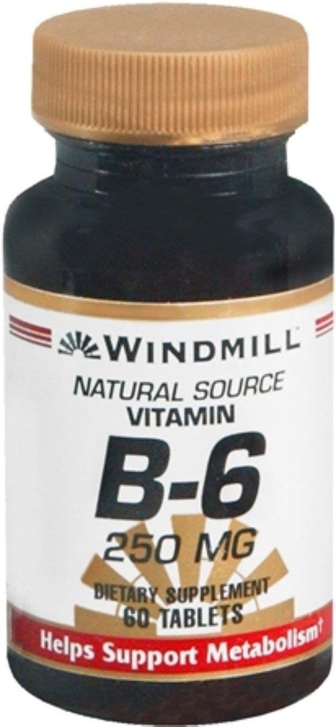 Vitamin B- 6 250 mg tablety 60 tablet (balení po 3)