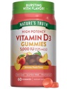 Nature 's Truth Vitamin D3 Gummies PHAR124; 5000 IU PHARMAN 124; 60 Count GARMAN 124; Peach Flavor GARMAN 124; Vegetarian, Non- GMO & Gluten zdarma dodatek
