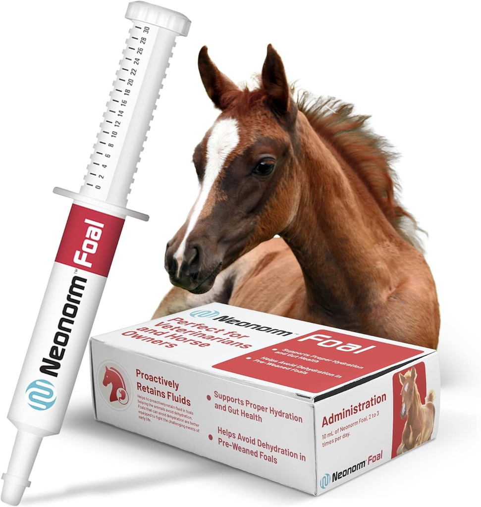 Jaguar Animal Health Foal - Doplňková pasta pro podporu správné hydratace & Bowel Health - Plant- based Product for Pre- Weaned Foals (30 ml)