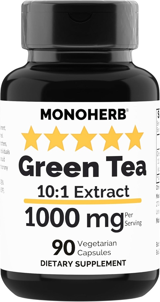 MONOHERB Green Tea Extract 1000 mg - 90 Vegetariánských tobolek