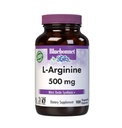 Bluebonnet Nutrition L- Arginine 500mg, Free- Form Amino Acid, Nitric Oxide Precursor *, Soy- Free, Gluten- Free, Non- GMO, Kosher Certified, Vegan, 100 Zeleninové kapsle, 100 Podání, Bílá