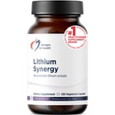 Design pro zdravotní lithiovou synergii - 5mg Lithium Orotation with TMG + B12 Methylkobalamin - Bioavailable Mood + Methylation Support Supplementary, Non- GMO + Vegetarian (120 Kapsle)