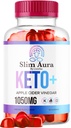 Slim Aura Keto ACV Gummies - Oficiální Slim Aura Keto Plus Apple Cider ocet 1050MG Advanced Formule Gummys, Všechny přírodní Premium Formule, Slimaura Gomitas Recenze, 60 Gummies pro 1 měsíc