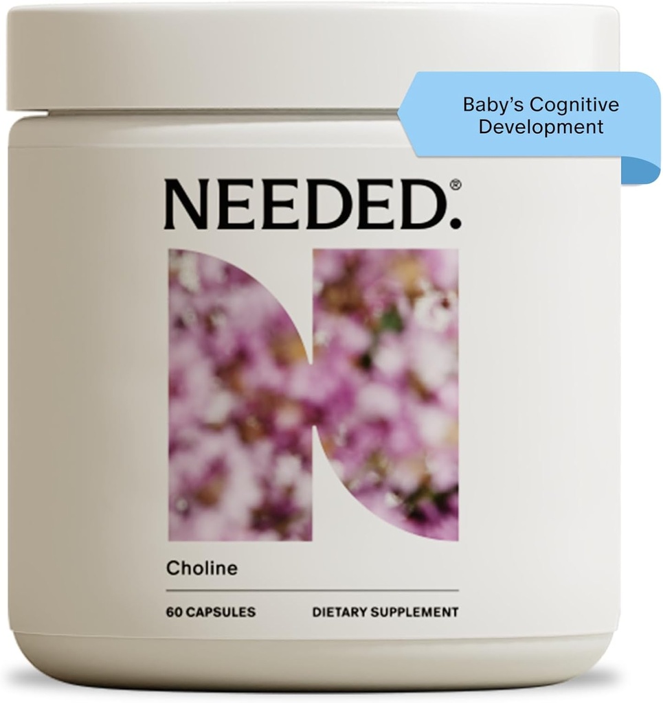Potřebovali. Prenatální Cholin pro Cognitive Development - Cholin Supplement AIDS Baby Brain Development - Podporuje zdravé těhotenství a metabolismus - Testováno třetí stranou - 60 Kapsle