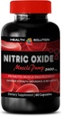 Muscle Pump pre Workout - Oxid dusnatý 2400mg Muscle Pump, Extrémní síla - Oxidy dusnaté doplňky přírodní, Oxidy dusičné pilulky pro muže, Oxidy dusnaté pro muže, Oxidy dusičné, 1B 60 Kapsle