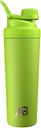 AeroBottle Cryo Shaker Cup, Izolované nerezové oceli láhev vody a protein Shaker, Mixs Protein a Pre Workout s turbulentní míchací technologie, Ne míchání koule nebo Wisk, 26oz, Eco Shock Green