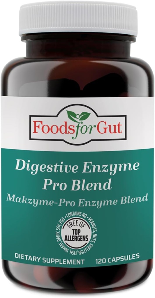 Foods for Gut Digestive Enzyme Makzyme- Pro Blend & Probiotika Plus Př