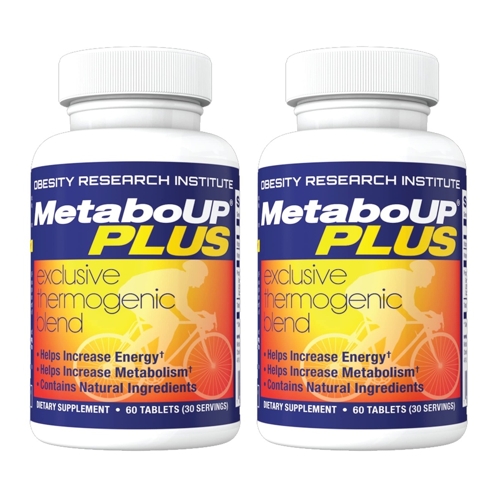 Lipozen MetaboUP Plus - 2 60 Ct Lahve - termogenní Váha Ztráta - Energy Booster pilulky