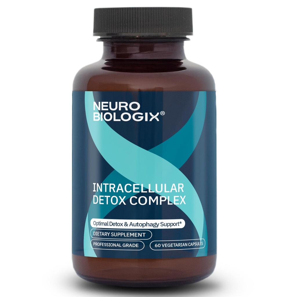 Intracelulární Detox Support - Advanced Antioxidant & Energy Supplement - Podporuje celulární detox & Defense, Metabolic Balance & Longevity s NRF2 Activator, Turmeric, Piperine & Glutathione - 60Caps