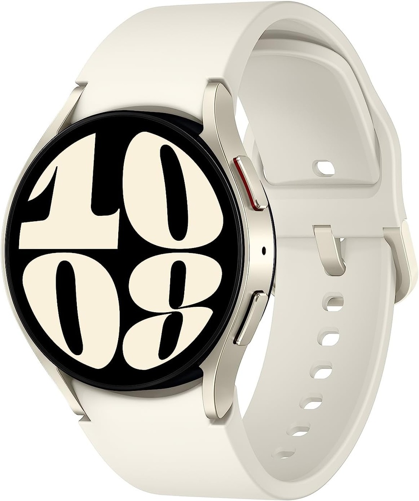 SAMSUNG Galaxy Watch 6 40mm Bluetooth Smartwatch w / Fitness Tracker, Personalised HR zones, Advanced Sleep Coaching, Heart Monitor, BIA Sensor, US Version, Gold (Obnovený)