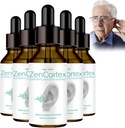 Tinnitus Relief for Ringing Uars, Zencortex Cortex Ušní kapky, Zencortex for Tinnitus, Pomáhá s Eardrum zdraví, Promotes Auditory Clarity, Lahvička na 30 dní (5 Pack)