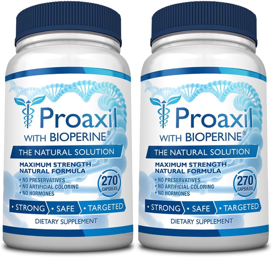 Consumer Health ® Proaxil - 540 Kapsle - Podpora Prostate Health - Zinek, Saw Palmetto, Bioperine ®, a Beta Sitosterol - Vegan Friendly, Made in USA - 6 Měsíční dodávky