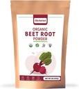 Organic Beet Root Powder, Non- GMO, Gluten Free, Vegan Superfood, Nitric Oxide Booster, Increase Stamina & Enhance Performance (16 oz.)